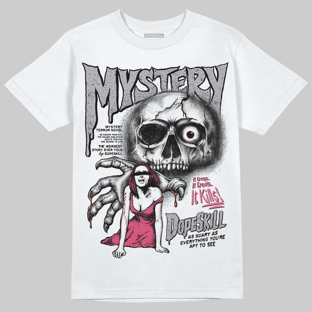 ASICS Gel Kayano 14 Pink Glo DopeSkill T-Shirt Mystery Ghostly Grasp Graphic Streetwear - White 