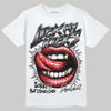 Jordan 4 “Fear” DopeSkill T-Shirt Lick My Kicks Graphic Streetwear - White