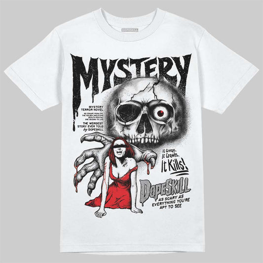 Jordan 4 “White Thunder” DopeSkill T-Shirt Mystery Ghostly Grasp Graphic Streetwear - White