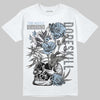 New Balance Abzorb 2000 “Silver/Blue” DopeSkill T-Shirt Side Hustle Graphic Streetwear - White
