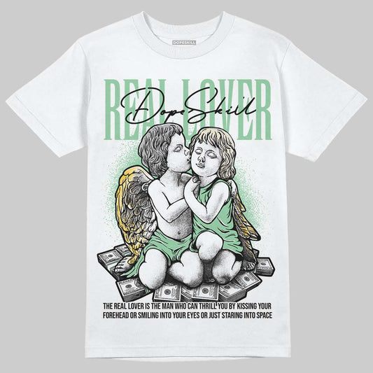 Asics Gel-Kayano 12.1 White/Menthol DopeSkill T-Shirt Real Lover Graphic Streetwear - White 