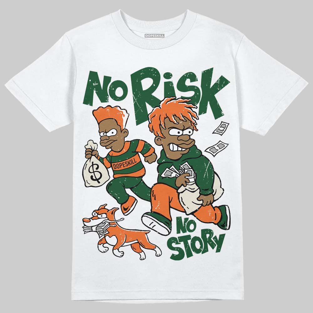 SoleFly x Air Jordan 3 “Fruits Of Our Labor” DopeSkill T-Shirt No Risk No Story Graphic Streetwear - White