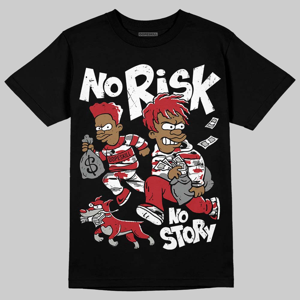 Jordan 8 Retro Bugs Bunny (2025) DopeSkill T-Shirt No Risk No Story Graphic Streetwear - Black