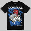 Jordan 3 "True Blue" DopeSkill T-Shirt Stay It Busy Graphic Streetwear - Black