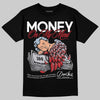 Jordan 5 Retro OG Black Metallic Reimagined DopeSkill T-Shirt MOMM Graphic Streetwear - Black