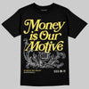 ASICS Gel-Nimbus 10.1 'Banana Split' DopeSkill T-Shirt Money Is Our Motive Typo Graphic Streetwear - Black