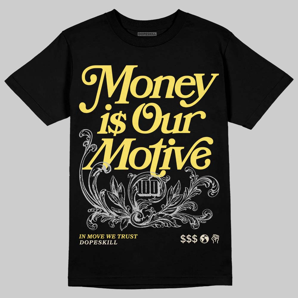 ASICS Gel-Nimbus 10.1 'Banana Split' DopeSkill T-Shirt Money Is Our Motive Typo Graphic Streetwear - Black