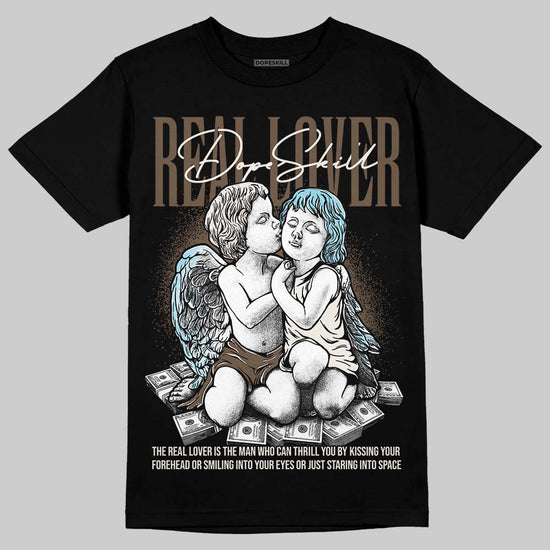 Asics Gel-Kayano 12.1 Cream/Stillwater DopeSkill T-Shirt Real Lover Graphic Streetwear - Black