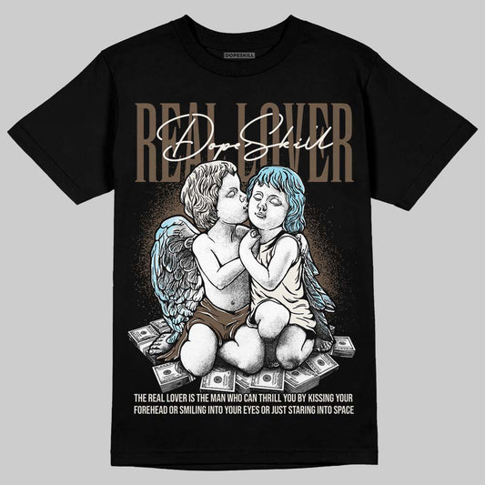 Asics Gel-Kayano 12.1 Cream/Stillwater DopeSkill T-Shirt Real Lover Graphic Streetwear - Black