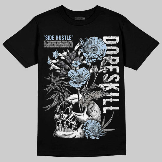 New Balance Abzorb 2000 “Silver/Blue” DopeSkill T-Shirt Side Hustle Graphic Streetwear - Black