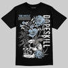 New Balance Abzorb 2000 “Silver/Blue” DopeSkill T-Shirt Side Hustle Graphic Streetwear - Black