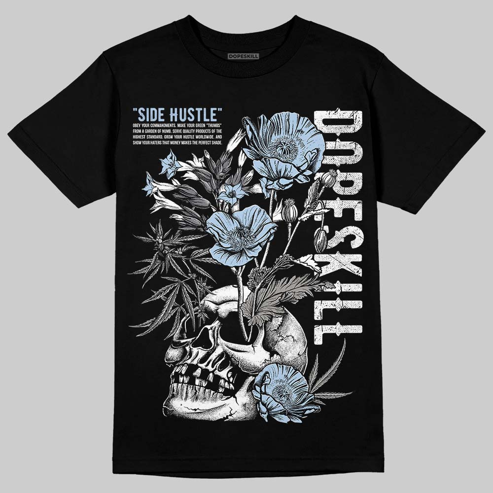 New Balance Abzorb 2000 “Silver/Blue” DopeSkill T-Shirt Side Hustle Graphic Streetwear - Black