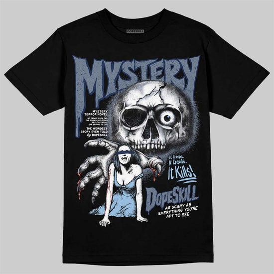 New Balance 9060 Arctic Grey DopeSkill T-Shirt Mystery Ghostly Grasp Graphic Streetwear - Black