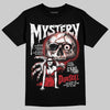 Jordan 5 Retro Fire Red Black Tongue (2025) DopeSkill T-Shirt Mystery Ghostly Grasp Graphic Streetwear - Black