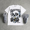 Wolf Grey 5s DopeSkill T-Shirt Rebirth Graphic
