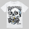 Jordan 5 Retro Wolf Grey DopeSkill T-Shirt Rebirth Graphic Streetwear - White
