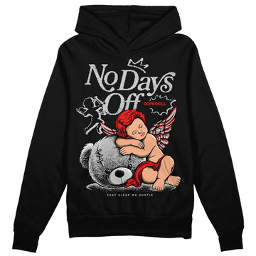 Jordan Spizike Low Bred DopeSkill Hoodie Sweatshirt New No Days Off Graphic Streetwear - Black 