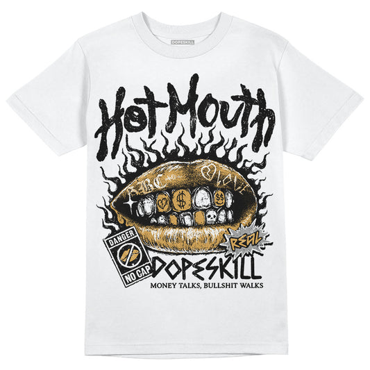 Jordan 11 "Gratitude" DopeSkill T-Shirt Hot Mouth Graphic Streetwear - White