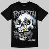 Jordan 5 Retro Wolf Grey DopeSkill T-Shirt Rebirth Graphic Streetwear - black
