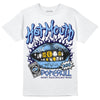 University Blue Sneakers DopeSkill T-Shirt Hot Mouth Graphic Streetwear - WHite