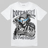 Jordan 5 Wolf Grey DopeSkill T-Shirt Go Fund Your Self Graphic Streetwear - White
