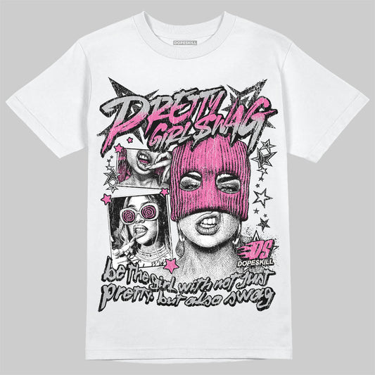 Asics Gel-Kayano 14 ‘Cream Sweet Pink’ DopeSkill T-Shirt Pretty Girl Swag Graphic Streetwear - White