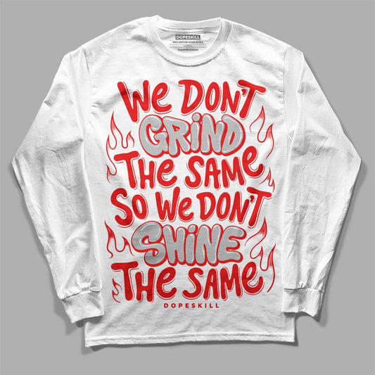 Jordan 12 “Cherry” DopeSkill Long Sleeve T-Shirt Grind Shine Graphic Streetwear - White