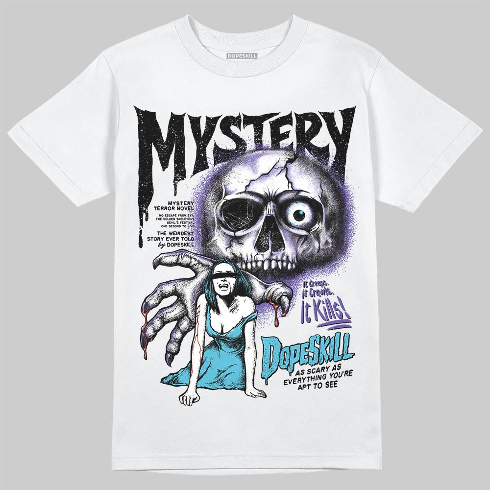 Jordan 8 Retro 'Aqua' 2025 DopeSkill T-Shirt Mystery Ghostly Grasp Graphic Streetwear - White