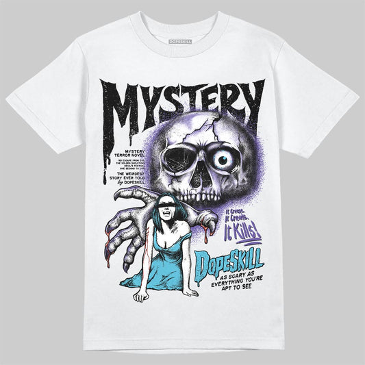 Jordan 8 Retro 'Aqua' 2025 DopeSkill T-Shirt Mystery Ghostly Grasp Graphic Streetwear - White