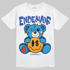 Royal Blue Sneakers DopeSkill T-Shirt Endeavor Graphic Streetwear - White