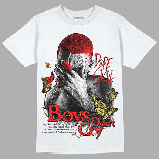 Jordan 5 "Dunk On Mars" DopeSkill T-Shirt Boys Don't Cry Graphic Streetwear - White