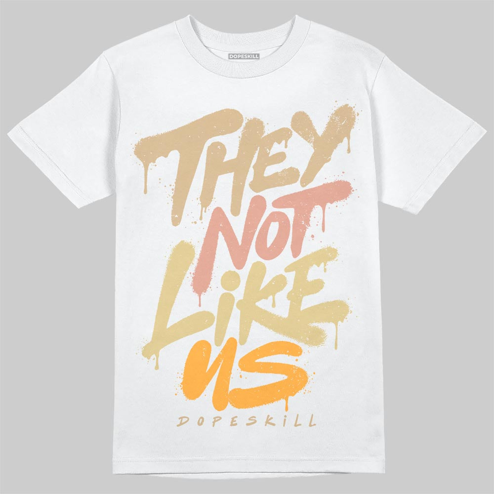 TAN Sneakers DopeSkill T-Shirt They Not Like Us Graphic Streetwear - White