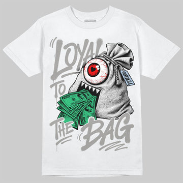 Jordan 5 White Metallic DopeSkill T-Shirt Loyal To The Bag Graphic Streetwear - White 
