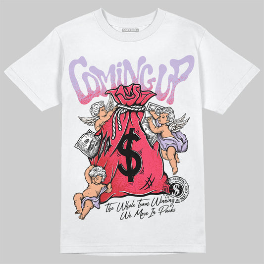 Jordan 5 Low “Peanut Butter Jelly” DopeSkill T-Shirt Money Bag Coming Up Graphic Streetwear - White