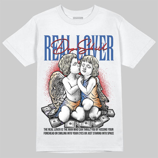 Jordan 17 Retro Low SP Infinite Archives DopeSkill T-Shirt Real Lover Graphic Streetwear - White