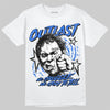 Royal Blue Sneakers DopeSkill T-Shirt Outlast Graphic Streetwear - White