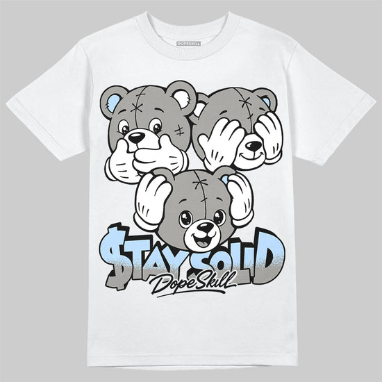 Jordan 5 White Metallic DopeSkill T-Shirt Stay Solid Graphic Streetwear - White