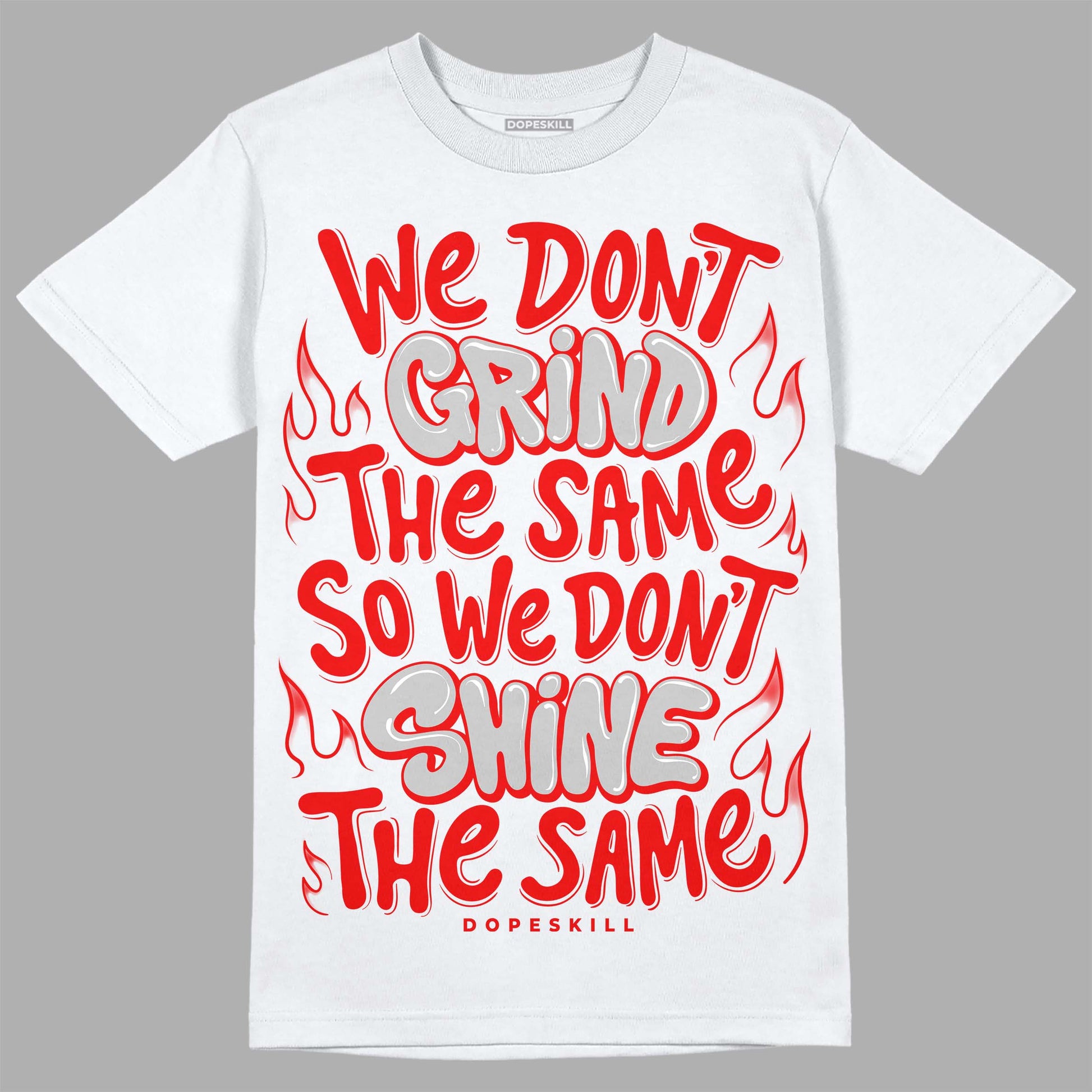 Jordan 12 “Cherry” DopeSkill T-Shirt Grind Shine Graphic Streetwear - White