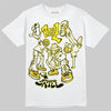 Jordan 4 Retro “Vivid Sulfur” DopeSkill T-Shirt Real Y2K Players Graphic Streetwear - White