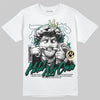 Jordan 4 Retro Oxidized Green DopeSkill T-Shirt New Hold My Own Graphic Streetwear - White 