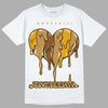 Jordan 13 Wheat 2023 DopeSkill T-Shirt Juneteenth Heart Graphic Streetwear - White