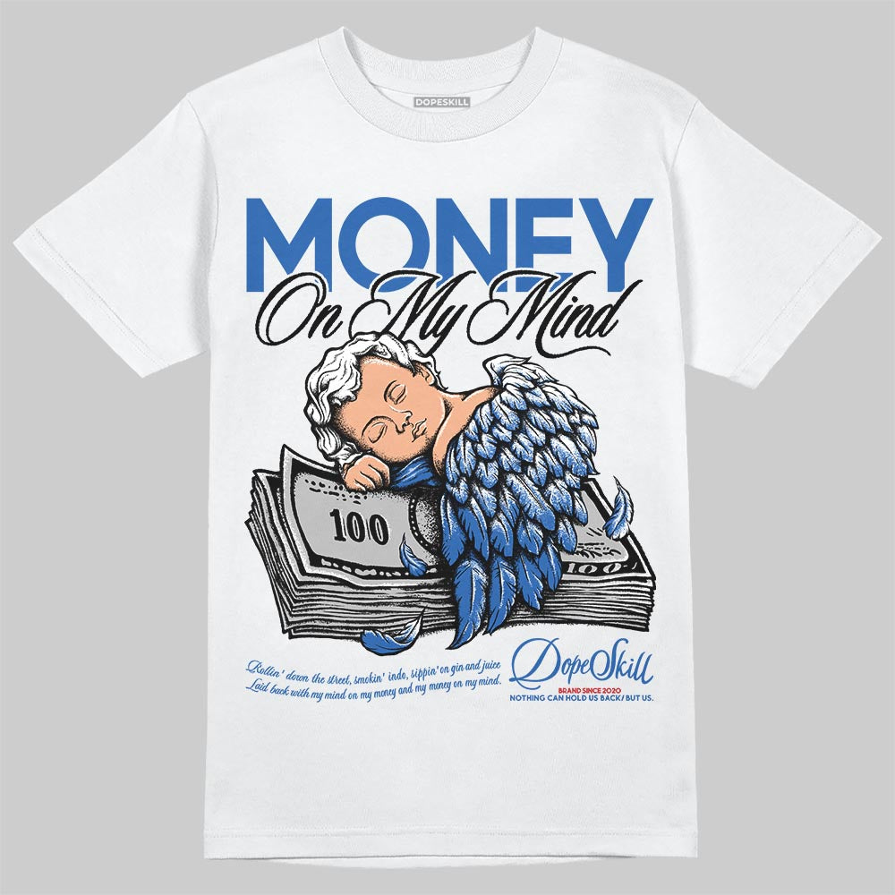 Jordan 3 "True Blue" DopeSkill T-Shirt MOMM Graphic Streetwear - White 