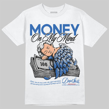 Jordan 3 "True Blue" DopeSkill T-Shirt MOMM Graphic Streetwear - White 