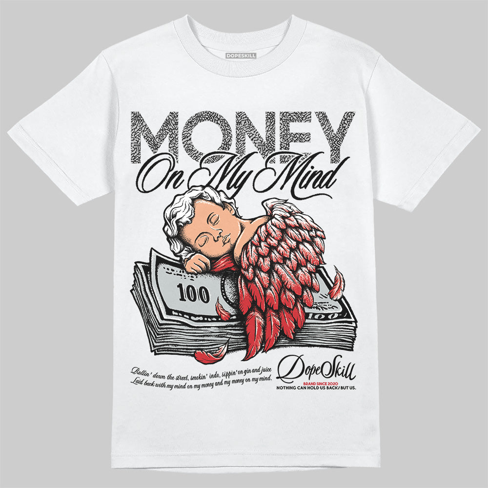 Jordan 3 OG “Black Cement” DopeSkill T-Shirt MOMM Graphic Streetwear - White