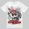 Jordan 4 OG “White Cement” DopeSkill T-Shirt Drip Season Graphic Streetwear - White