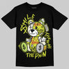 Air Max 90 x Patta Cyber and Particle Grey DopeSkill T-Shirt Smile Through The Pain Graphic Streetwear  Black