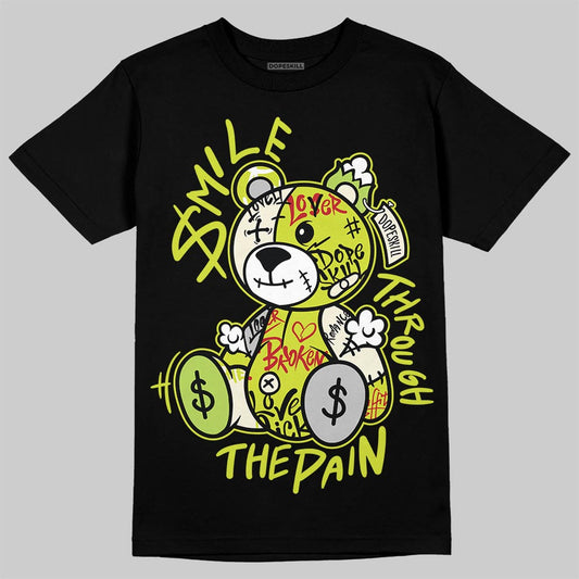 Air Max 90 x Patta Cyber and Particle Grey DopeSkill T-Shirt Smile Through The Pain Graphic Streetwear  Black