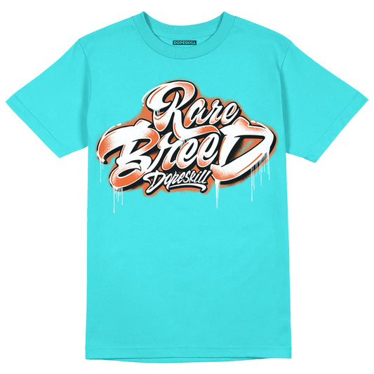 Dunk Low “Miami Dolphins” DopeSkill Tahiti Blue T-shirt Rare Breed Type Graphic Streetwear 