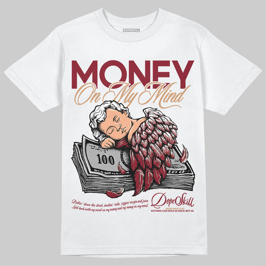 Adidas SAMBA OG ‘Collegiate Burgundy’ DopeSkill T-Shirt MOMM Graphic Streetwear - White