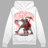 Jordan Spizike Low Bred DopeSkill Hoodie Sweatshirt VERSUS Graphic Streetwear - White